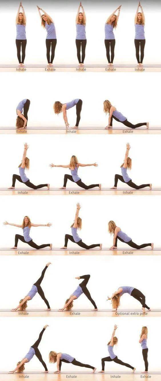 探索一套完整的流瑜伽动作,流瑜伽动作全套探索指南