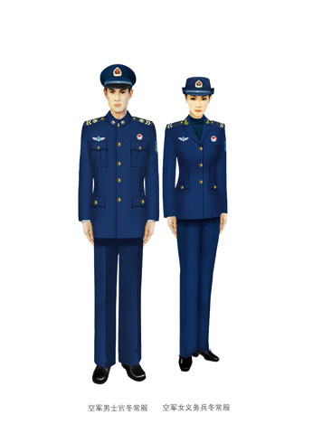 空军军服图片,历史、设计特点与现代风貌,空军军服,历史设计特点与现代风貌展示