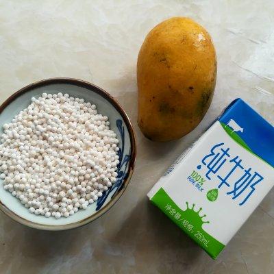 芒果西米露,一道美味甜品的具体做法,芒果西米露美味甜品制作指南