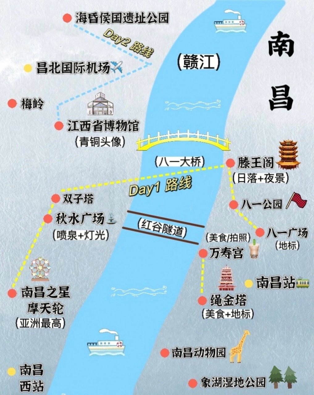 南昌一日游,探寻城市的魅力所在,南昌一日游,探寻城市魅力之旅