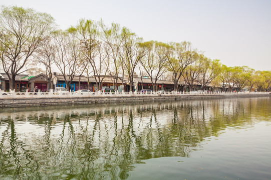 北京什刹海公园,历史与现代的交融之地,北京什刹海公园,历史与现代的完美交融