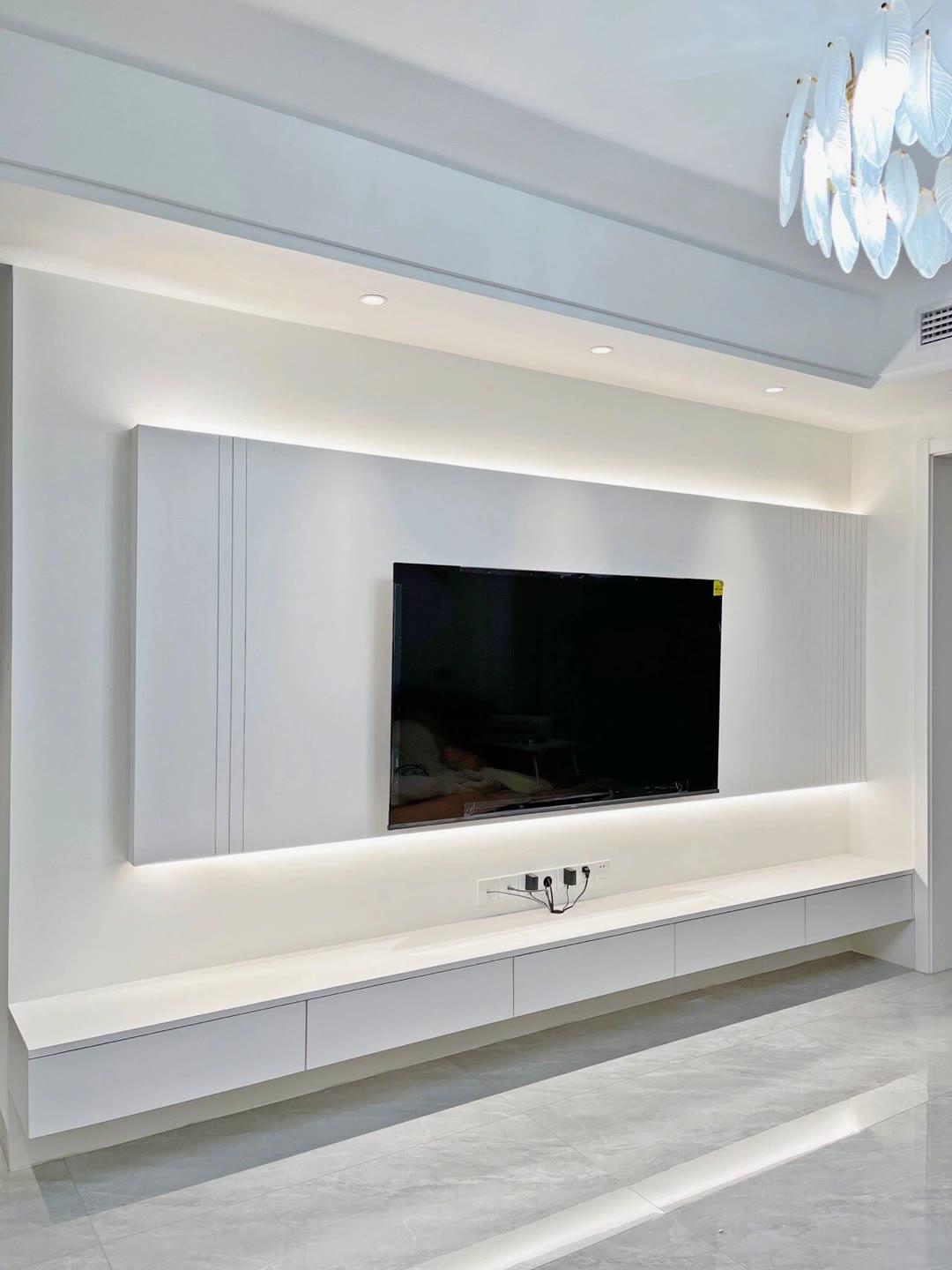 最新电视柜设计趋势，时尚与功能的完美结合，时尚与功能兼备，最新电视柜设计趋势展现完美融合